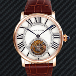 [최고급형 세귤사무브먼트] ROTONDE DE CARTIER FLYING TOURBILLON WATCH Rose Gold ref. HPI00593 - 로통드 드 까르띠에 플라잉 로즈골드 - ct164