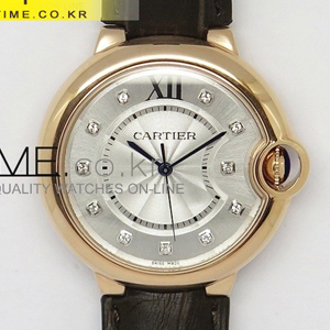 [SEIKO NH05A 21J] Cartier BALLON BLEU Automatic Medium size V6 -까르띠에 발롱 블루 오토매틱 미듐사이즈 36mm - ct214