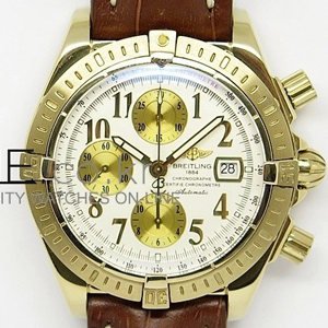 [7750 MOVE] BREITLING WINDRIDER CHRONOMAT EVOLUTION YG bp - 브라이틀링 윈드라이더 크로노맷 에볼루션 골드 - BRE102