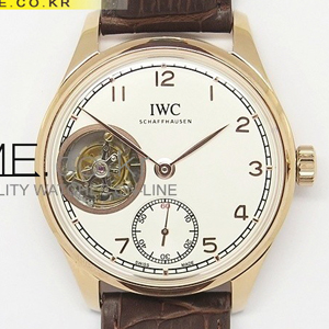 [NEW Tourbillon] IWC portuguese tourbillon mystere rg -아이더블유씨 포르투기즈 투어빌론 로즈 골드 - iwc204