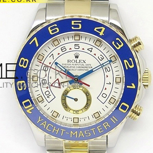 [2813 MOVE] ROLEX Yatchmaster ii Tow Tone F22 - 로렉스 요트마스터 2 투톤 - rl264