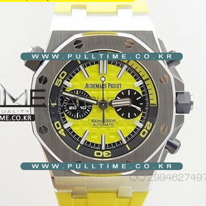 [3126 MOVE] Audemars Piguet Royal Oak Offshore Diver Chronograph Yellow . #26703ST.OO.A070CA.01 JF Best Edition - 오데마피게 로얄오크 오프쇼어 다이버 크르노그래프- ap244