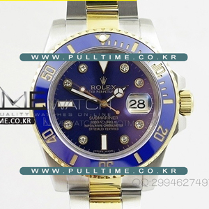 [2836 MOVE] Rolex Submariner 116613 YG bp V2 - 롤렉스 서브마리너 옐로우골드 투톤 - rl480