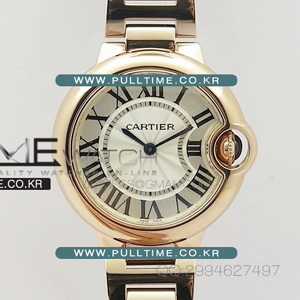 [Ronda quartz] Cartier Ballon Bleu RG V4 TW 1:1 best edition 33mm - 까르띠에 발롱블루 1:1 베스트 에디션 33mm - ct307