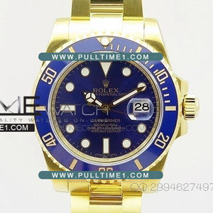 [2836 MOVE] ROLEX Submariner 116618LB TW 1:1 Best Edition - 롤렉스 서브마리너 베스트 에디션 옐로우골드 포금 - rl839