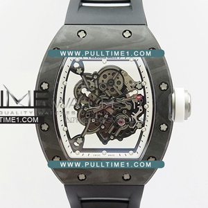 [MIYOTA 8215] Richard Mille RM055 Forged Carbon Skeleton KV - 리차드 밀레 포지드 카본 스켈레톤 RM055 - RIC092