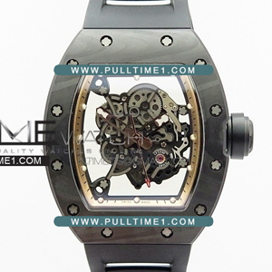 [MIYOTA 8215] Richard Mille RM055 Forged Carbon Skeleton KV Best Edition - 리차드 밀레 포지드 카본 스켈레톤 RM055 - RIC098