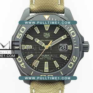 [2824 MOVE] TAG HEUER Aquaracer Calibre 43mm DLC V6 1:1 Best Edition - 태그호이어 아쿠아레이서 베스트 에디션 - TH135