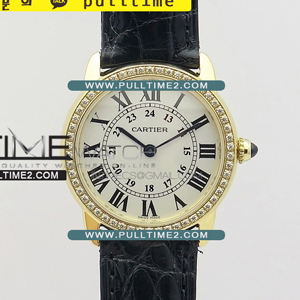 [SWISS QUARTZ] Ronde Solo de Cartier 29.5mm K11 1:1 Best Edition - 까르띠에 롱드솔로 여성용 - CT418