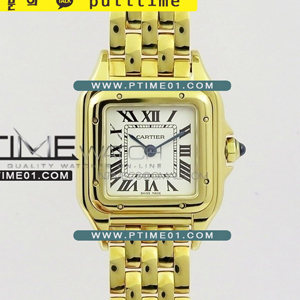 [Ronda Quart] Panthere De Cartier Secrete 22mm Ladies YG K11 1:1 Best Edition - 팬더 드 까르띠에 여성용 베스트 에디션 - CT462