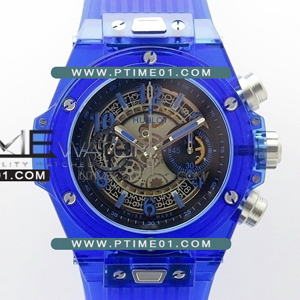 [HUB1220] Hublot Big Bang Unico blue Magic Sapphire 45mm OX Best Edition - 위블로 빅뱅 유니코 베스트 에디션 - HUB324