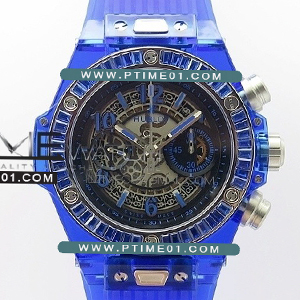 [HUB1220] Hublot Big Bang Unico blue Magic Sapphire 45mm OX Best Edition - 위블로 빅뱅 유니코 베스트 에디션 - HUB327