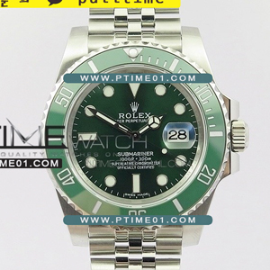 [3135 MOVE] Rolex Submariner 116610 LV SS Jubilee Bracelet 904L V9F Best Edition - 롤렉스 서브마리너 그린 쥬빌레 브레이슬릿 베스트에디션 - RL1232