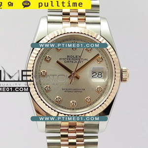 [2824 MOVE] Rolex DateJust 36mm 126231 RG Wrapped GM 1:1 Best Edition - 롤렉스 데이져스트 로즈골드 포금 1:1 베스트에디션 - RL1261