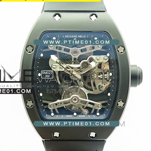 [TOURBILON] RICHARD MILLE RM027 Titanium DLC Real Tourbillon EUR Best Edition - 리차드 밀레 RM027 티타늄 블랙 베스트에디션 - RIC193