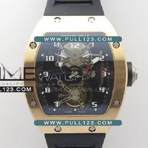 [Seagull Tourbillon] Richard Mille RM001 Satin-polished steel Real PR RG  V2 Best Edition - 리차드밀러 새틴 폴리쉬드 - RIC208