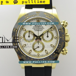 [4130 MOVE] Rolex Daytona 116518 904L YG NOOB 1:1 Best Edition MD - 롤렉스 데이토나 옐로우골드 베스트에디션 - RL1341