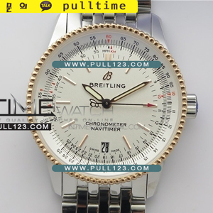 [2824 MOVE] Breitling Navitimer 1 KOR 38mm SS/RG - 브라이틀링 네비타이머 1 스테인레스 스틸 - BRE342