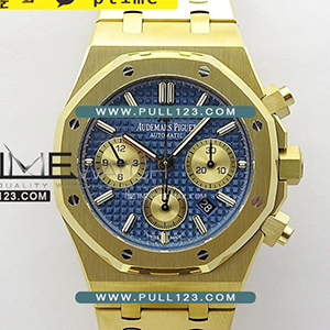 [7750 MOVE] Audemars Piguet Royal Oak Chrono 26331ST 41mm YG IP 1:1 Best Edition - 오데마피게 로얄오크 크르노 그래프 베스트에디션