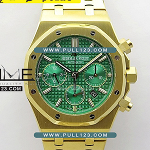 [7750 MOVE] Audemars Piguet Royal Oak Chrono 26331ST 41mm YG IP 1:1 Best Edition - 오데마피게 로얄오크 크르노 그래프 베스트에디션