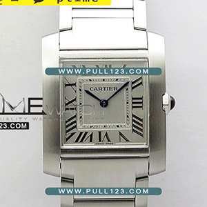 [RONDA QUARTZ] Cartier Tank Francaise Ladies Medium 27mm SS K11 1:1 Best Edition - 까르띠에 탱크 프랑세즈 베스트 에디션