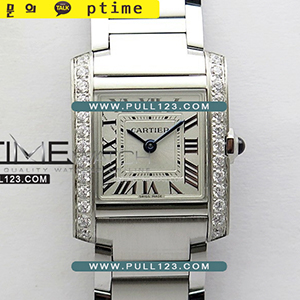 [RONDA QUARTZ] Cartier Tank Francaise Ladies Small 21.2mm SS K11 1:1 Best Edition - 까르띠에 탱크 프랑세즈 베스트 에디션