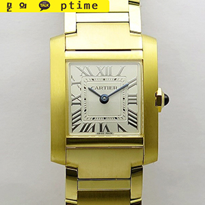 [RONDA QUARTZ] Cartier Tank Francaise Ladies Small 21.2mm YG K11 1:1 Best Edition - 까르띠에 탱크 프랑세즈 베스트 에디션