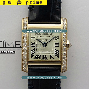 [RONDA QUARTZ] Cartier Tank Francaise Ladies Small 21.2mm RG V2 K11 1:1 Best Edition - 까르띠에 탱크 프랑세즈 스몰 로즈골드 베스트 에디션