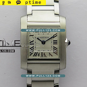 [RONDA QUARTZ] Cartier Tank Francaise Ladies Small 21.2mm SS V2 K11 1:1 Best Edition - 까르띠에 탱크 프랑세즈 스몰 베스트 에디션