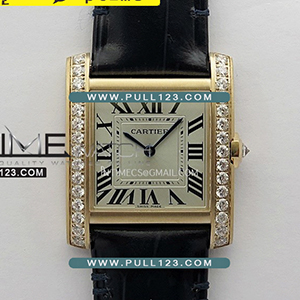 [RONDA QUARTZ] Cartier Tank Francaise Ladies Medium 27mm RG V2 K11 1:1 Best Edition - 까르띠에 탱크 프랑세즈 미듐 로즈골드 베스트 에디션