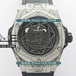 [HB1213] Hublot Big Bang Sang Bleu Ti V2 WW 1:1 Best Edition - 위블로 빅뱅 상 블루 티타늄 베스트에디션