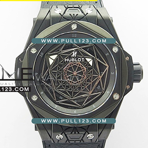 [HB1213] Hublot Big Bang Sang Bleu Ti DLC V2 WW 1:1 Best Edition - 위블로 빅뱅 상 블루 티타늄 베스트에디션