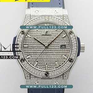 [2892 MOVE] Hublot Classic Fusion SS Paved Diamonds Automatic B50F Best Edition - 위블로 클래식퓨전 오토매틱 베스트에디션