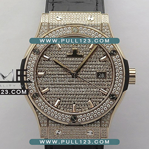 [2892 MOVE] Hublot Classic Fusion RG Paved Diamonds Automatic B50F Best Edition - 위블로 클래식퓨전 오토매틱 베스트에디션