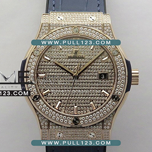 [2892 MOVE] Hublot Classic Fusion RG Paved Diamonds Automatic B50F Best Edition - 위블로 클래식퓨전 오토매틱 베스트에디션