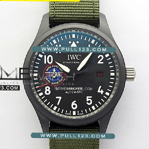 [Calibre 32111] IWC Pilot Watch Mark XVII Top Gun "SFTI" Black Ceramic IW324712 SS ZF 1:1 Best Edition - 아이더블유씨 파일럿 마크18 탑건 세라믹 베스트에디션