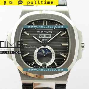 [PP324SC] Patek Philippe Nautilus Moonphase 5726/1A-014 SS PF 1:1 Best Edition - 파텍필립 노틸러스 문페이즈 베스트에디션