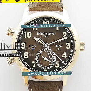 [Cal. 324] Patek Philippe Complications 5524 Pilot Travel Time SS GR Best Edition - 파텍필립 컴플리케이션 파일럿 트래블 타임