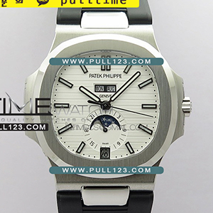 [PP324SC] Patek Philippe Nautilus Moonphase 5726/1A-014 SS GR 1:1 Best Edition - 파텍필립 노틸러스 문페이즈 베스트에디션