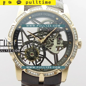 [2136 tourbillon] Roger Dubuis Excalibur Rddbex0393 RG Crystals BBR Bezel V2 Best Edition - 로져 드뷔  엑스칼리버 투어빌론 로즈골드 크리스탈베젤 베스트 에디션