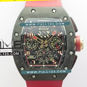 [7750 MOVE] Richard Mille RM011 Carbon Case Chronograph V2 KVBest Edition - 리차드밀러 포지드 카본 크르노그래프