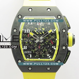 [7750 MOVE] Richard Mille RM011 Carbon Case Chronograph KV Best Edition - 리차드밀러 포지드 카본 크르노그래프