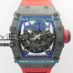 [MIYOTA 6T28] Richard Mille RM035-02 Forge Carbon Pattern V4 1:1 Best Edition - 리차드 밀레 포지드 카본 스켈레톤 RM035-02