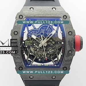 [MIYOTA 6T28] Richard Mille RM035-02 Forge Carbon Pattern V4 1:1 Best Edition - 리차드 밀레 포지드 카본 스켈레톤 RM035-02