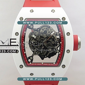 [MIYOTA 8215] Richard Mille RM055 Real Ceramic Case KU 1:1 Best Edition - 리차드 밀레 리얼 세라믹 스켈레톤