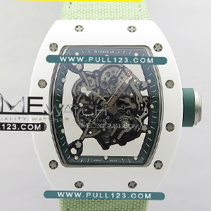 [MIYOTA 8215] Richard Mille RM055 Real Ceramic Case KU 1:1 Best Edition - 리차드 밀레 리얼 세라믹 스켈레톤