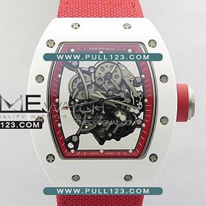 [MIYOTA 8215] Richard Mille RM055 Real Ceramic Case KU 1:1 Best Edition - 리차드 밀레 리얼 세라믹 스켈레톤