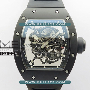 [RMUL2 MOVE] Richard Mille RM055 Real Ceramic Case BBR 1:1 Best Edition - 리차드 밀레 리얼 세라믹 스켈레톤