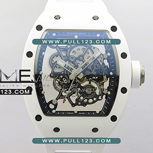 [RMUL2 MOVE] Richard Mille RM055 Real Ceramic Case BBR 1:1 Best Edition - 리차드 밀레 리얼 세라믹 스켈레톤