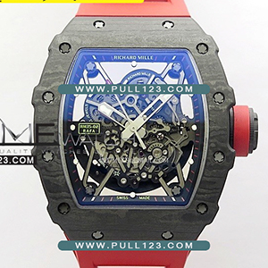 [MOYOTA 6T28] Richard Mille RM035-2 Real NTPT Forge Carbon V5 ZF 1:1 Best Edition - 리차드 밀레 포지드 카본 스켈레톤